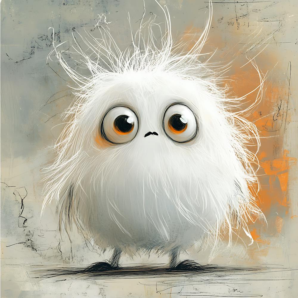 Cute Shaggy Plush Ghost Toy 13