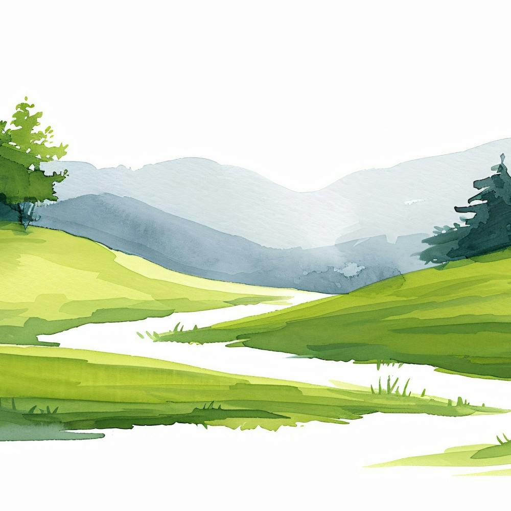 Watercolor Landscape Painting 2