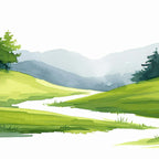 Watercolor Landscape Painting 2