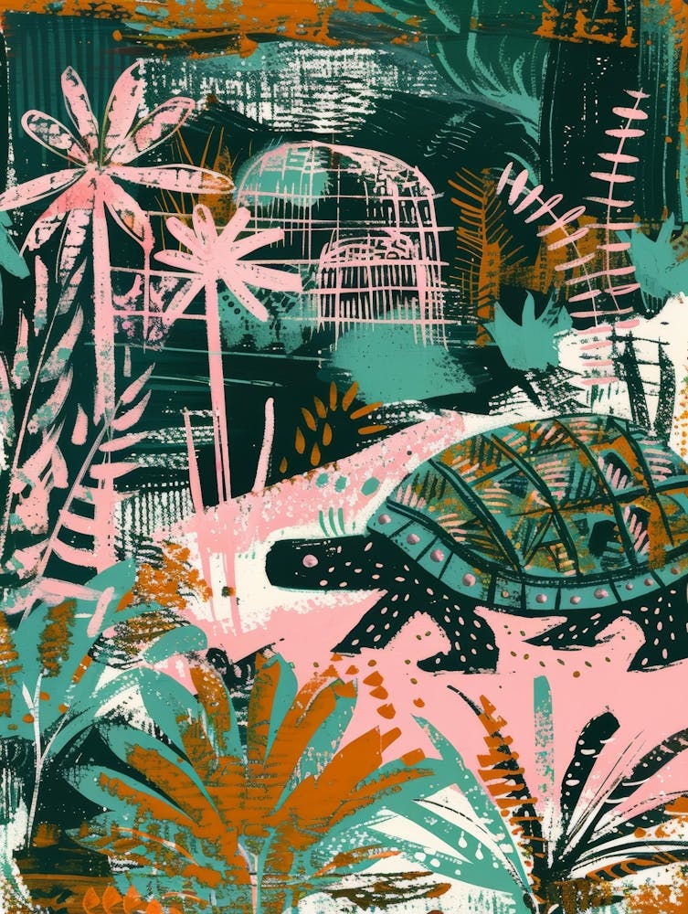 Tortoise In The Jungle
