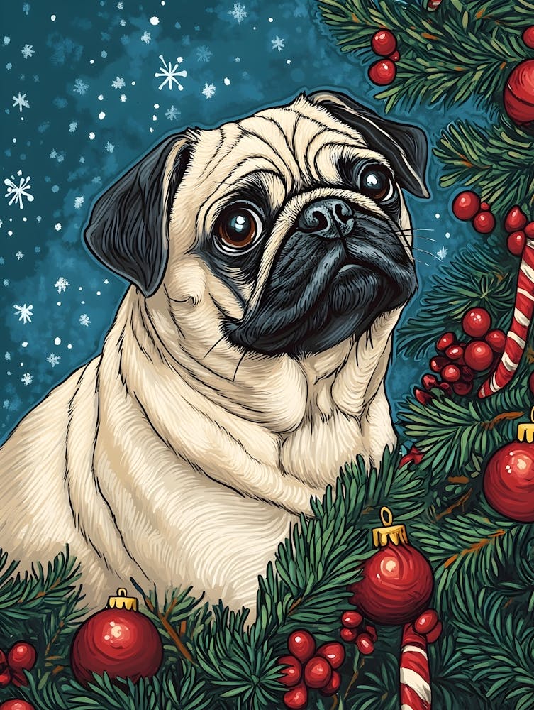 Weihnachtsmops
