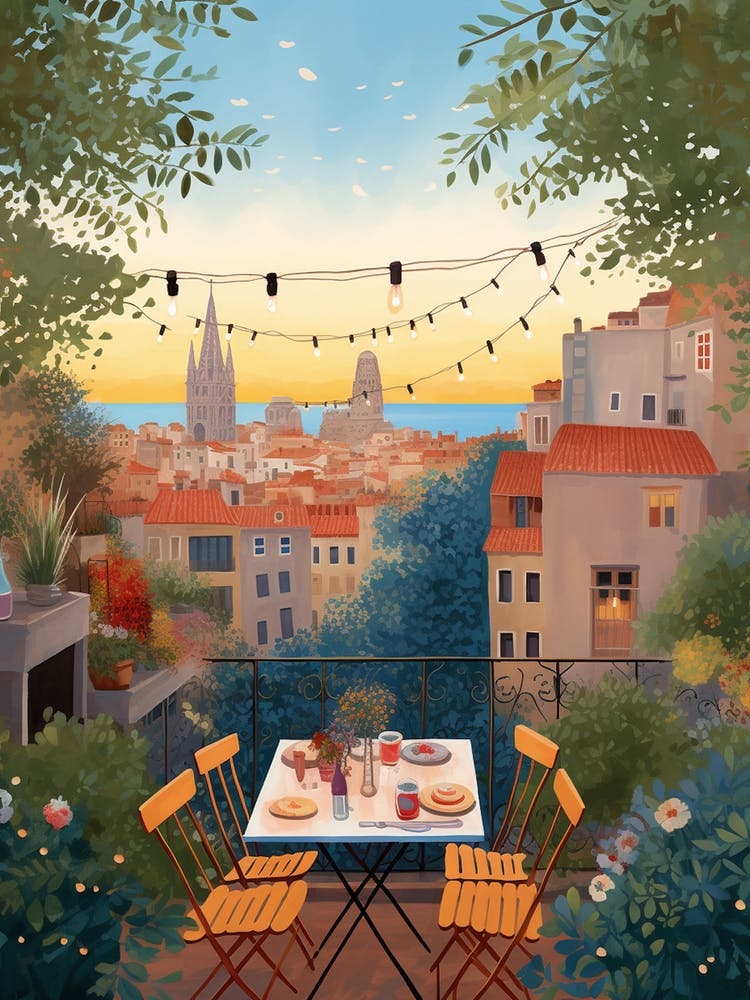 Barcelona Spain 2 Illustration