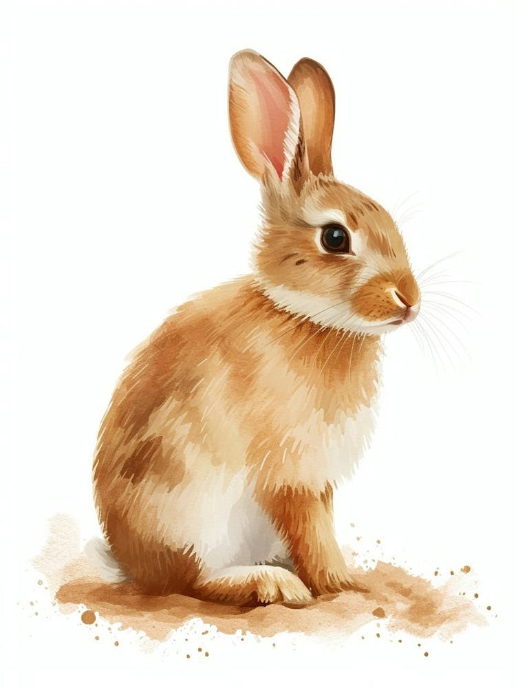 Thrianta Rabbit Nursery Illustration 3