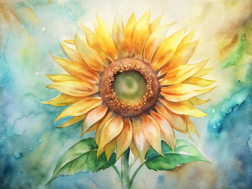 Sunflower Painting