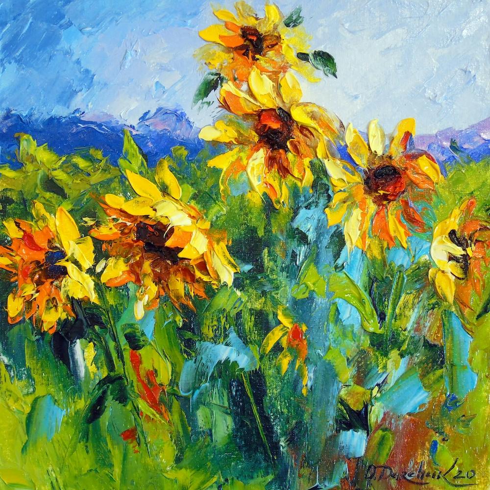 Sunflowers in the field