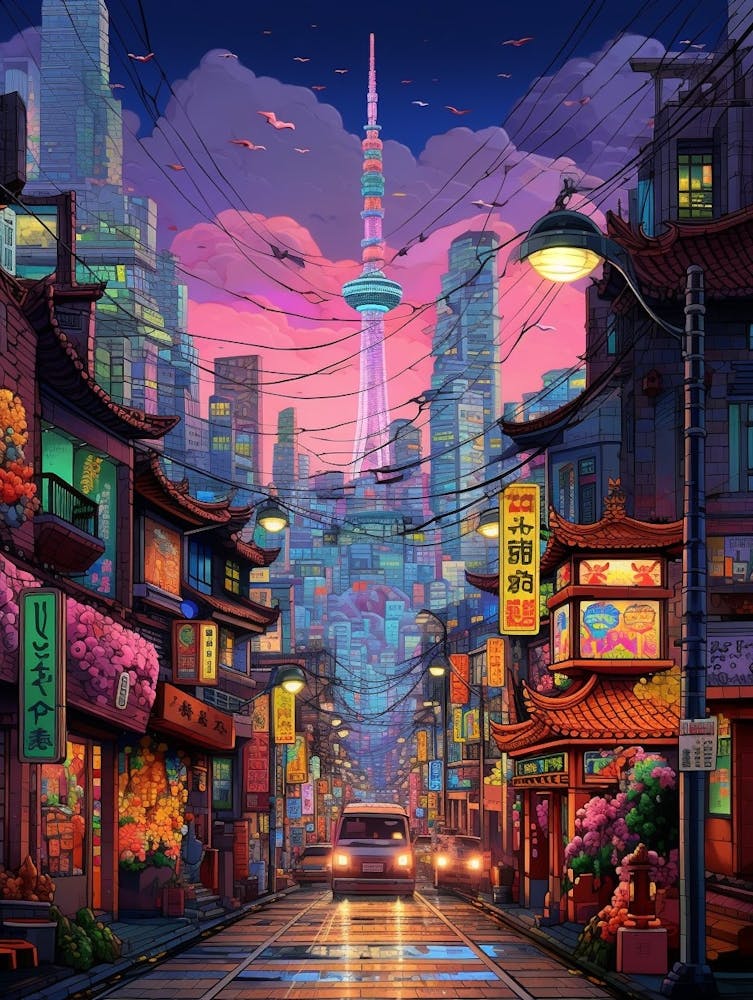 Seoul Pixel Art 1