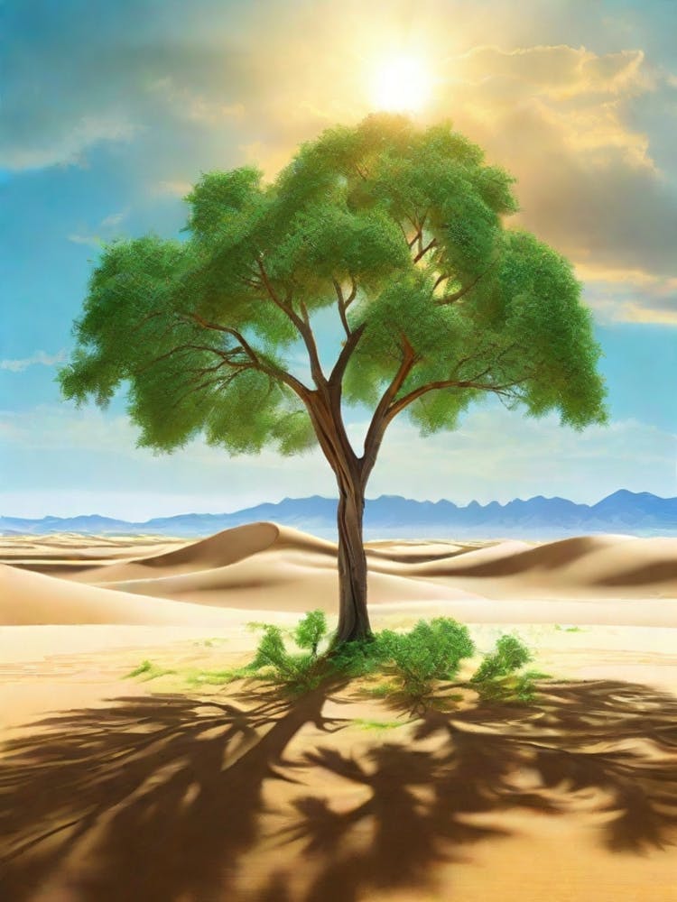 Tree In The Desert