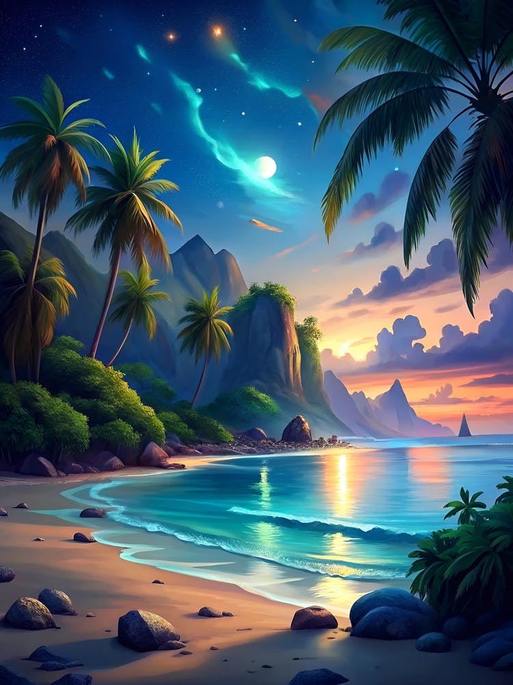 Sunset On The Beach