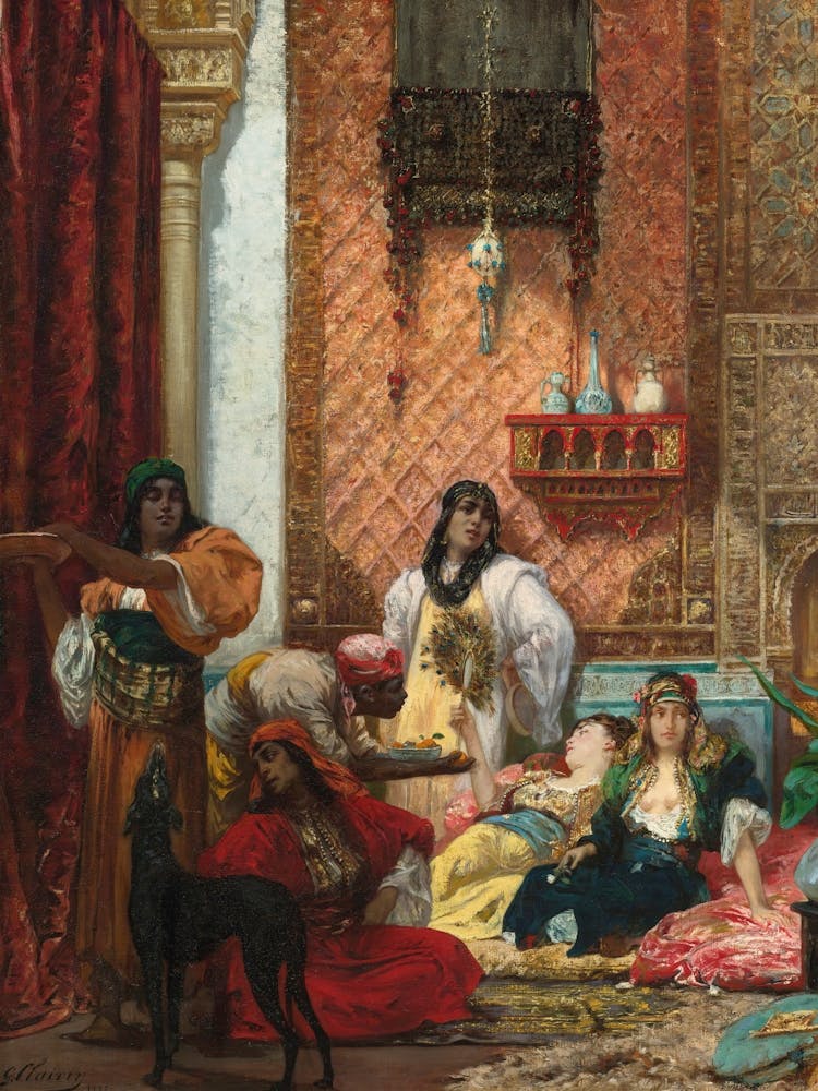 The Sultan’s Favorites, Georges Jules Victor Clairin