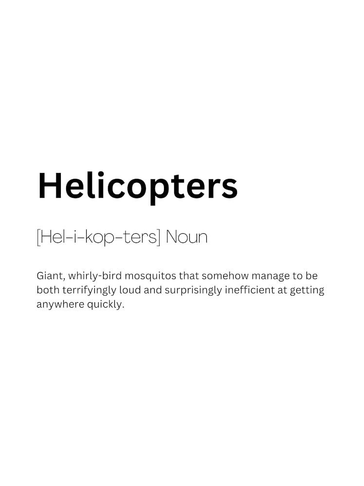 Helicopters Definition Meaning 2