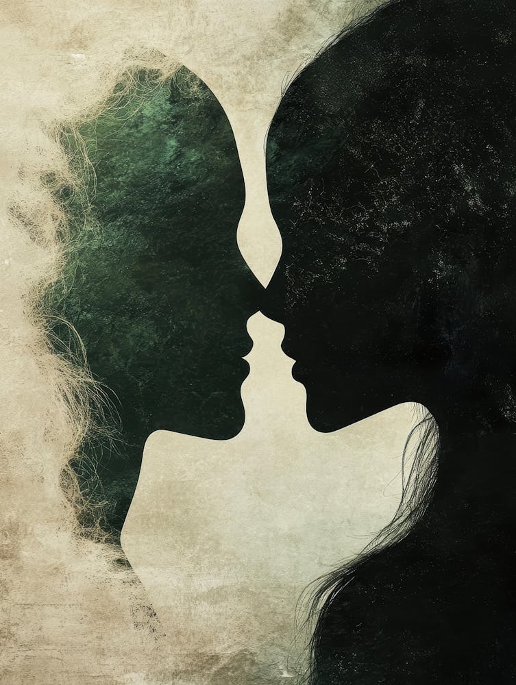 Deux Femmes S'embrassant 53