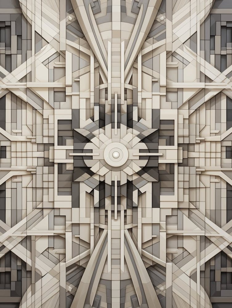 Technology Abstract Geometric Pattern 8