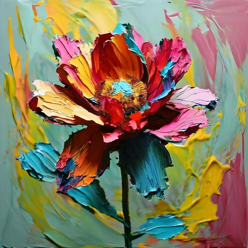 Colorful Flower Painting 2