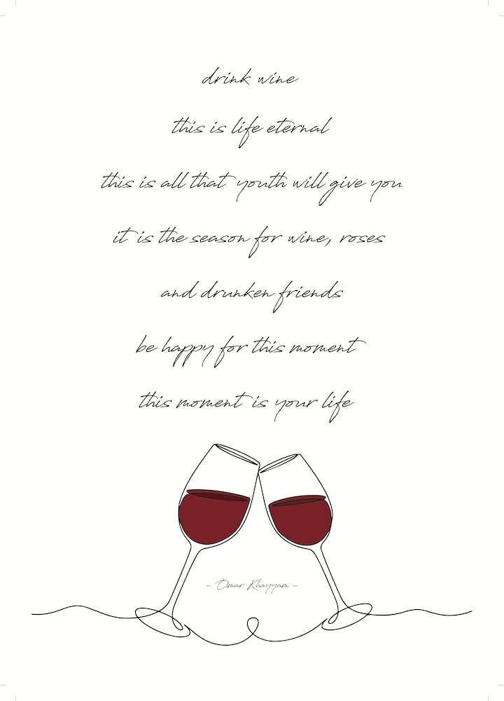 Drink Wine Life Eternal A3 02