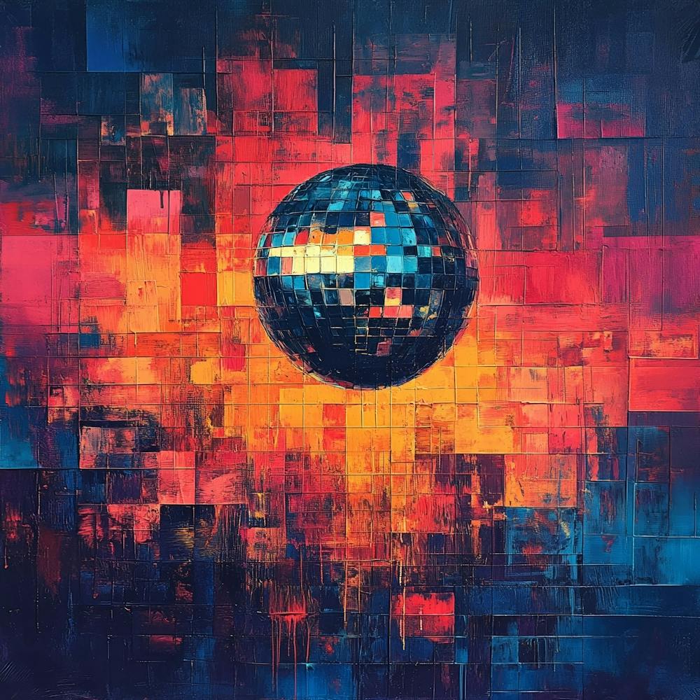 Disco Ball Canvas Print Art 10