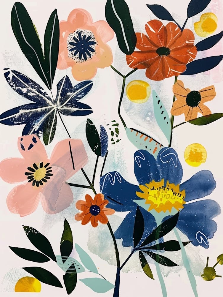 Painted Florals Veronica 2