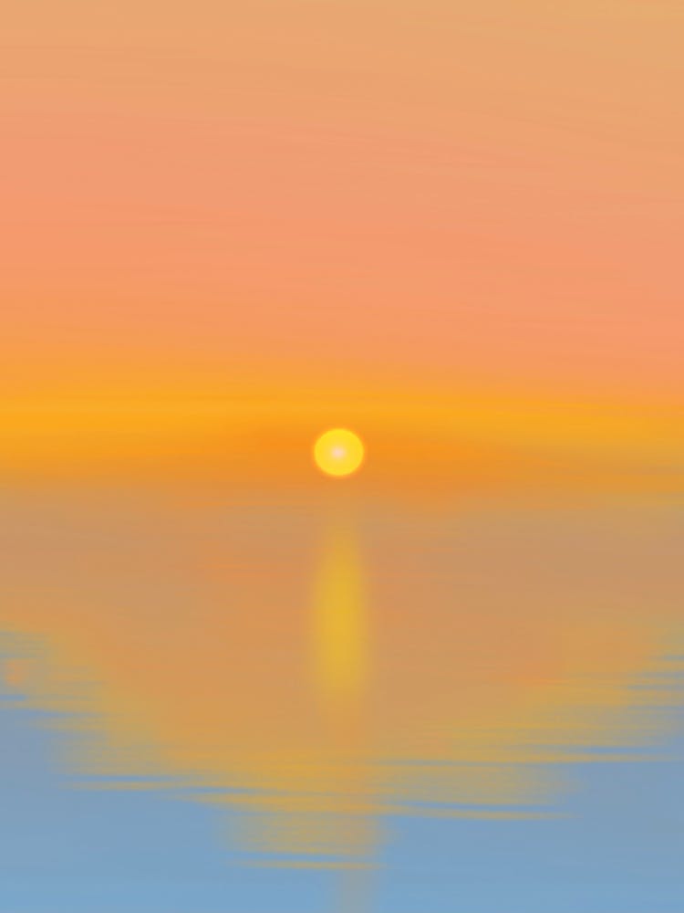 Sunrise Over The Ocean