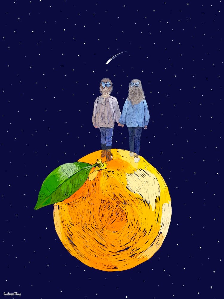 Dreamy Walk In The Orchard 1