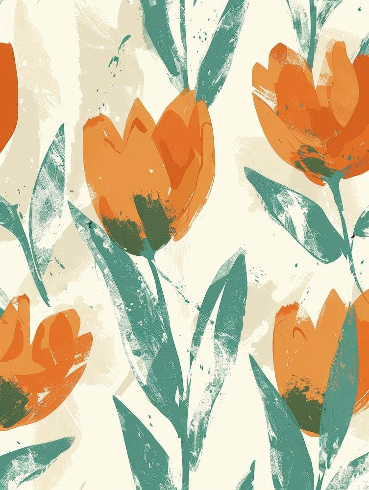 Orange Tulips 6