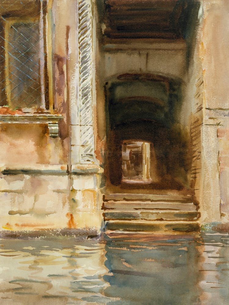 Venetian Passageway, John Singer Sargent