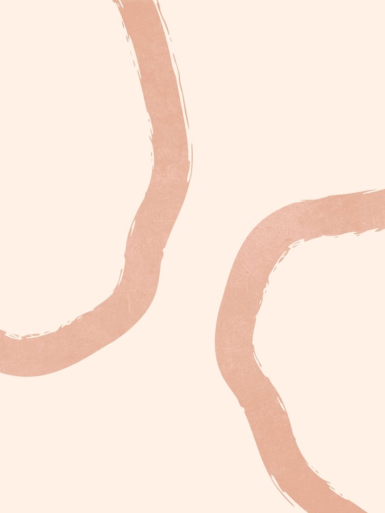 Abstract Brush Stroke 4 In Champagne