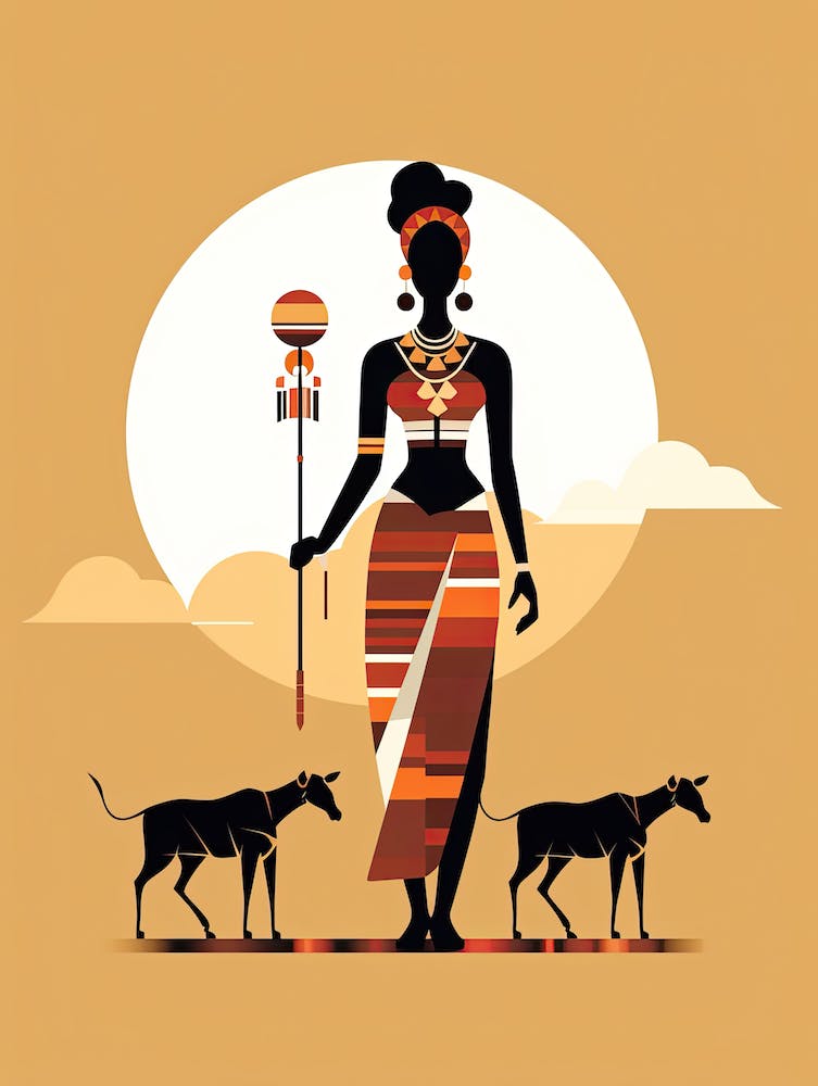 African Tribal Simplicity in Minimalism