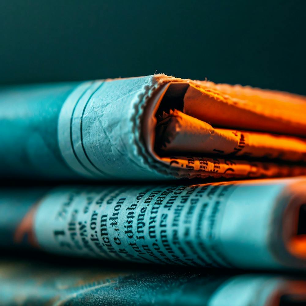 Stack Of Newspapers