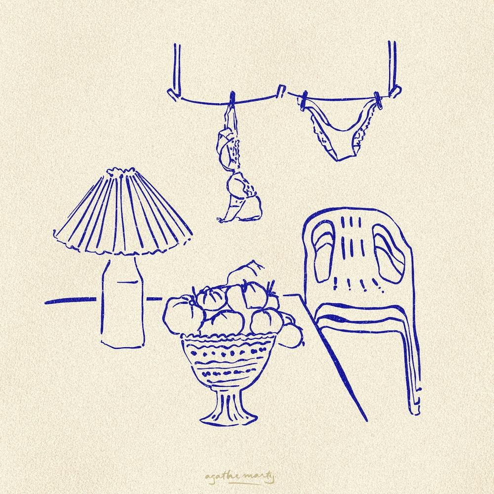 Summer Balcony Square