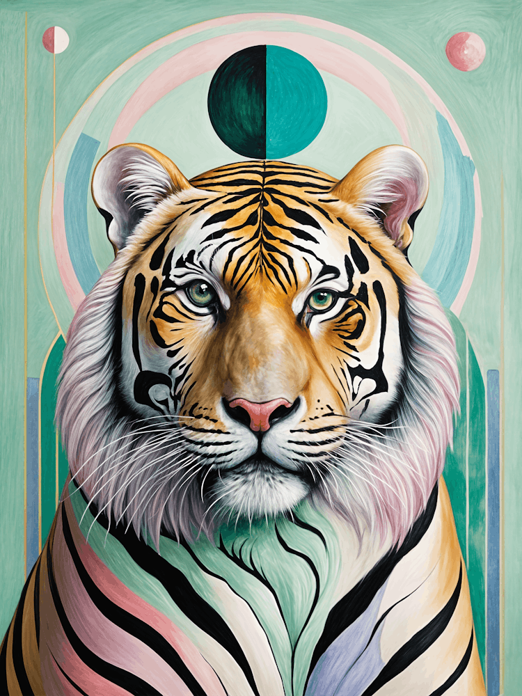 Pastel Tiger no1