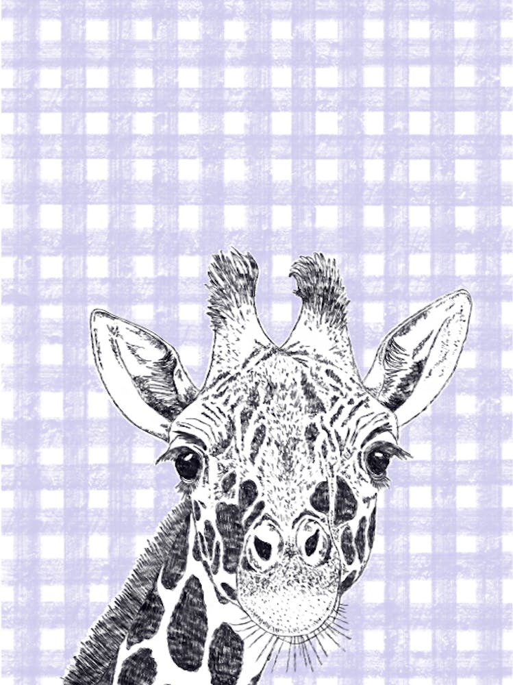 Giraffe Gingham