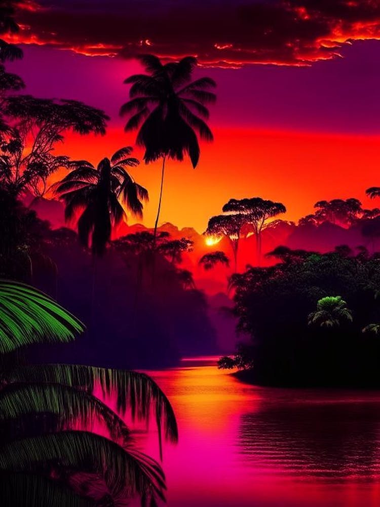 The Amazon Rainforest Pop Art