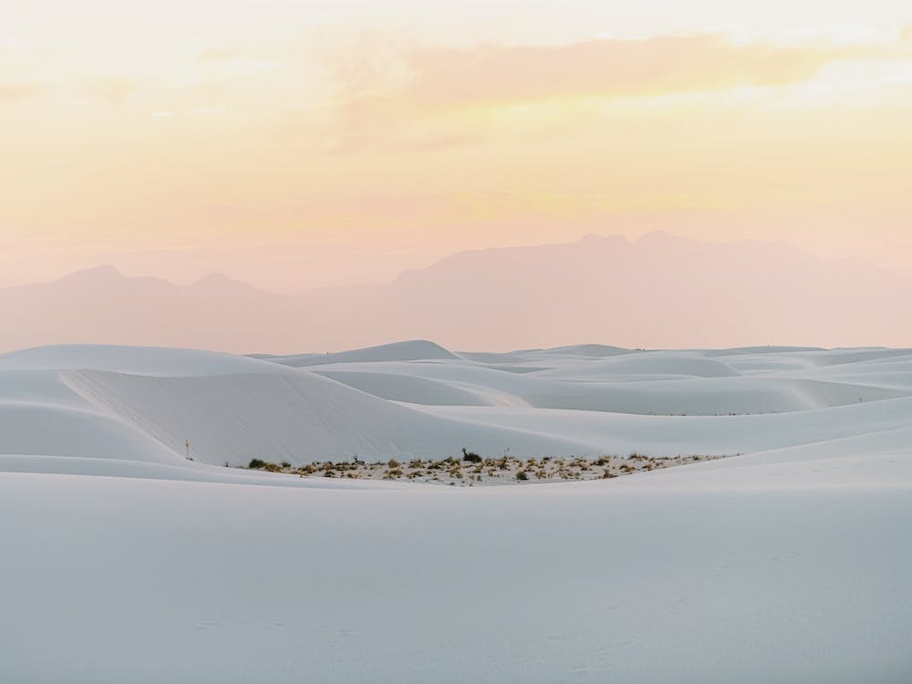 Pastel Sand Dune Sunset