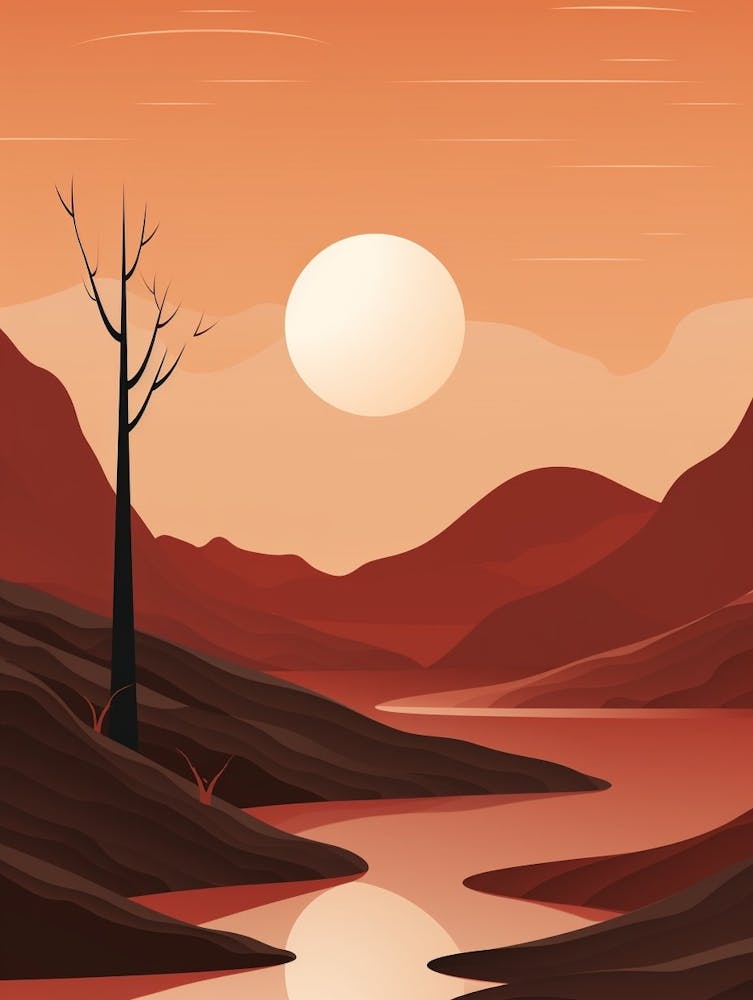 Desert Abstract Minimalist 5
