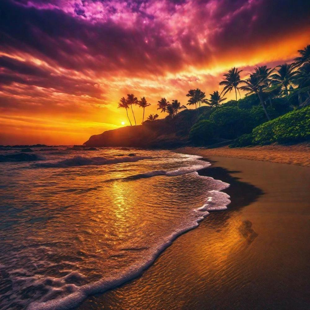 Sunset On The Beach 152