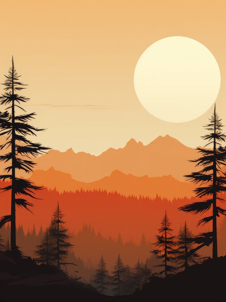 Sunset In The Mountains 29