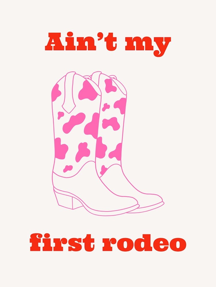 First Rodeo Pink & Red