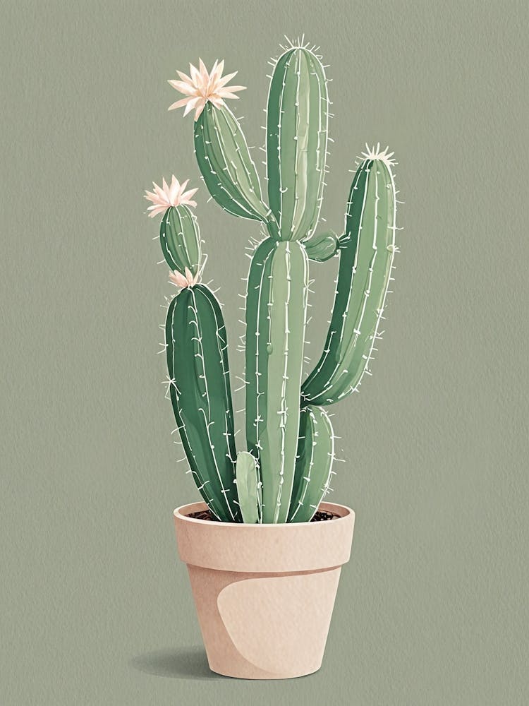 Minimalist Cactus