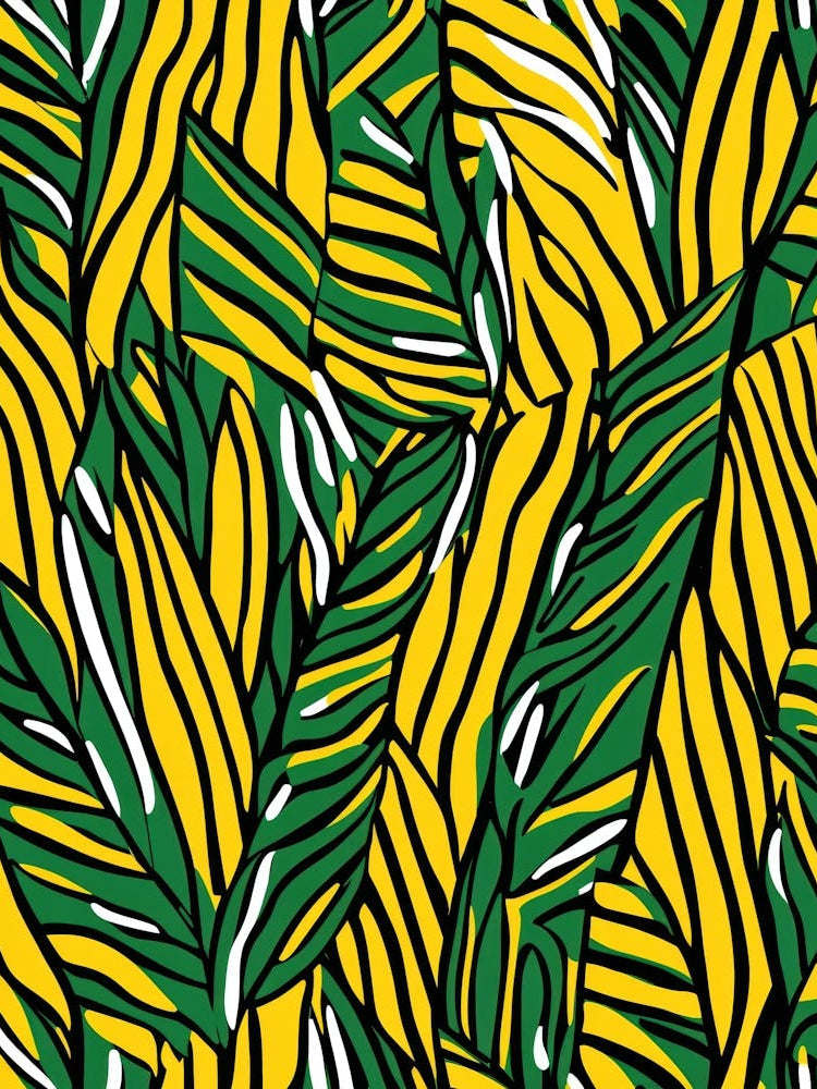 Tropical Leaves Seamless Pattern 42