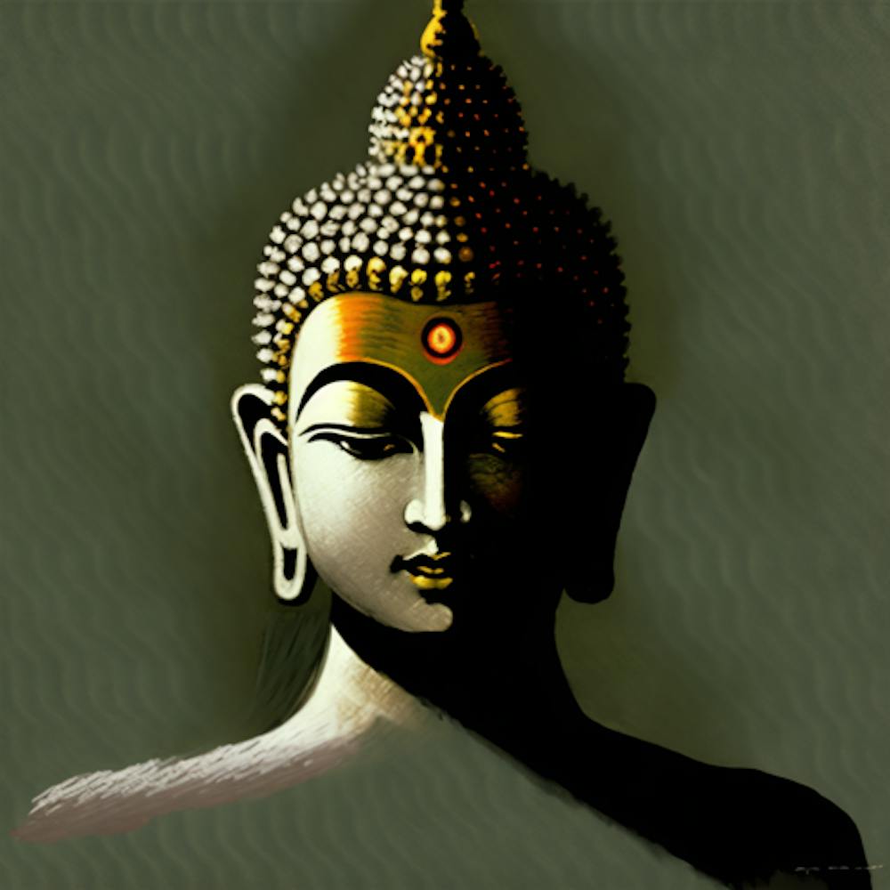 Gautam Buddha Painting