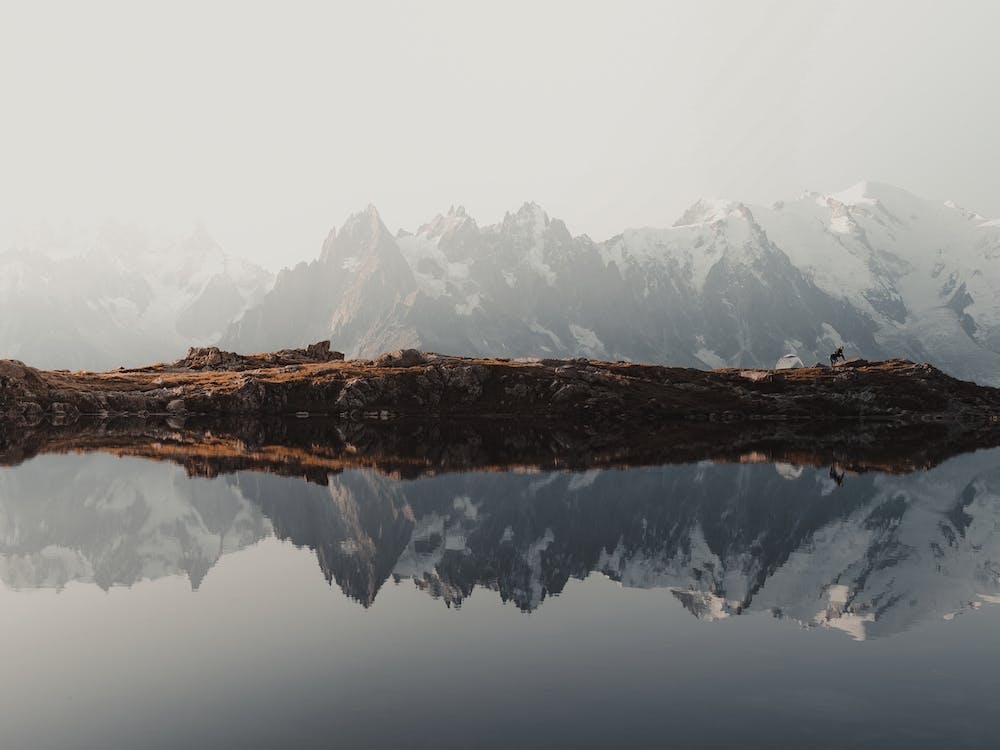 Mountain Reflection In Lake