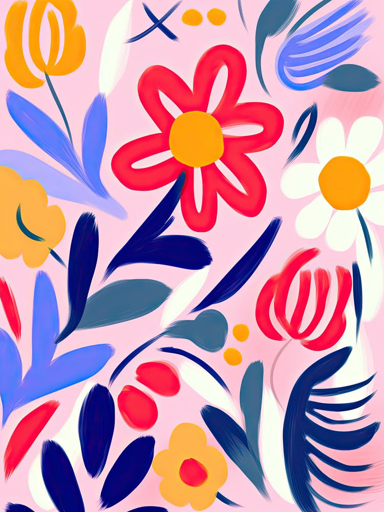 Chromatic Bloomscape; Inspired Flower Market