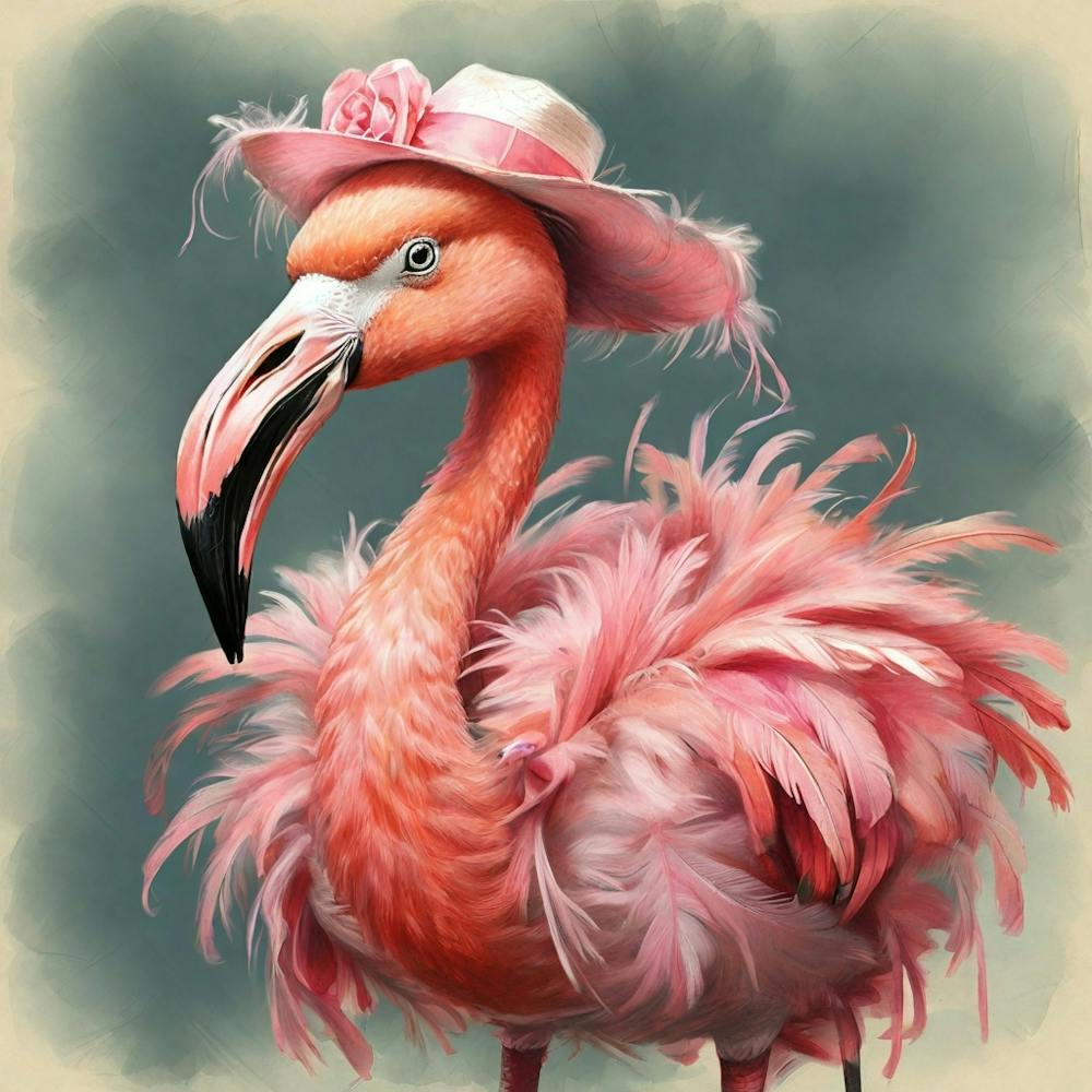 Pink Flamingo 15