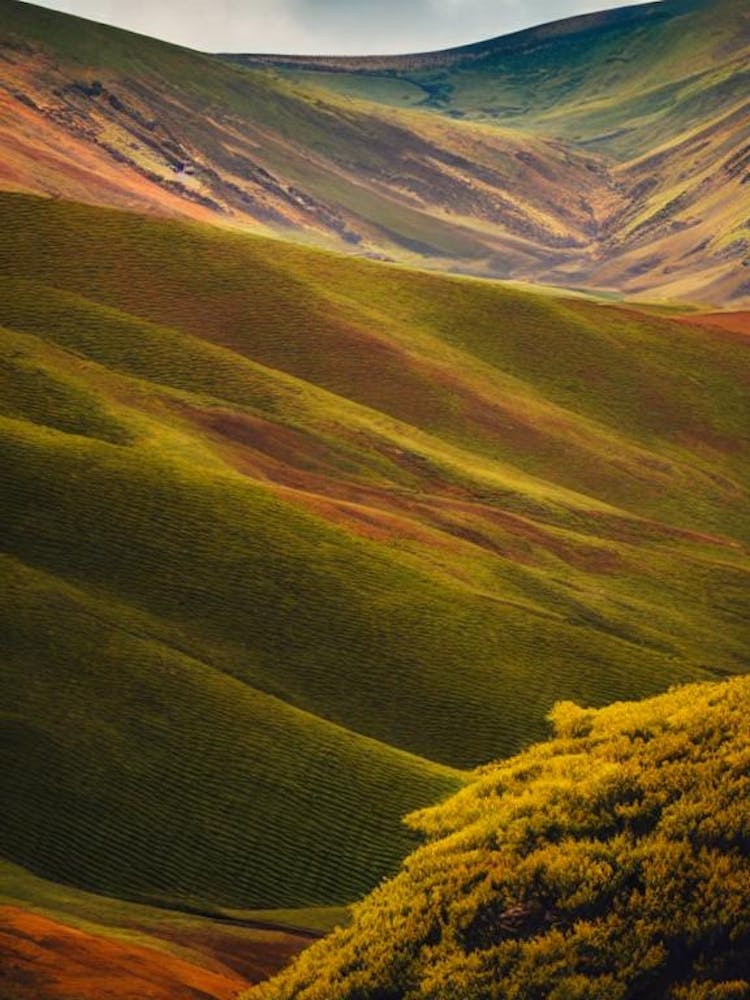 Timanfaya National Park Spain Vintage Poster