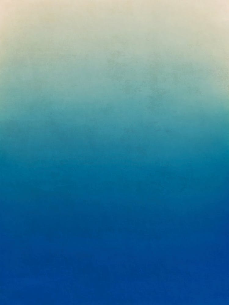 Blue Ombre Abstract Painting