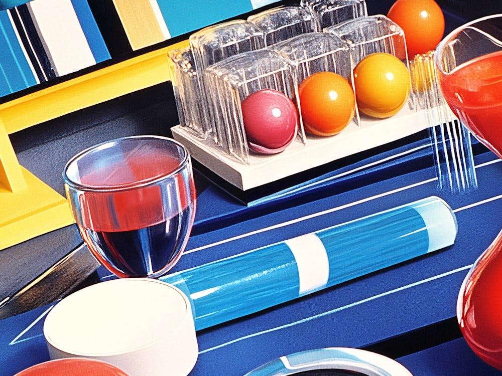Blue Table