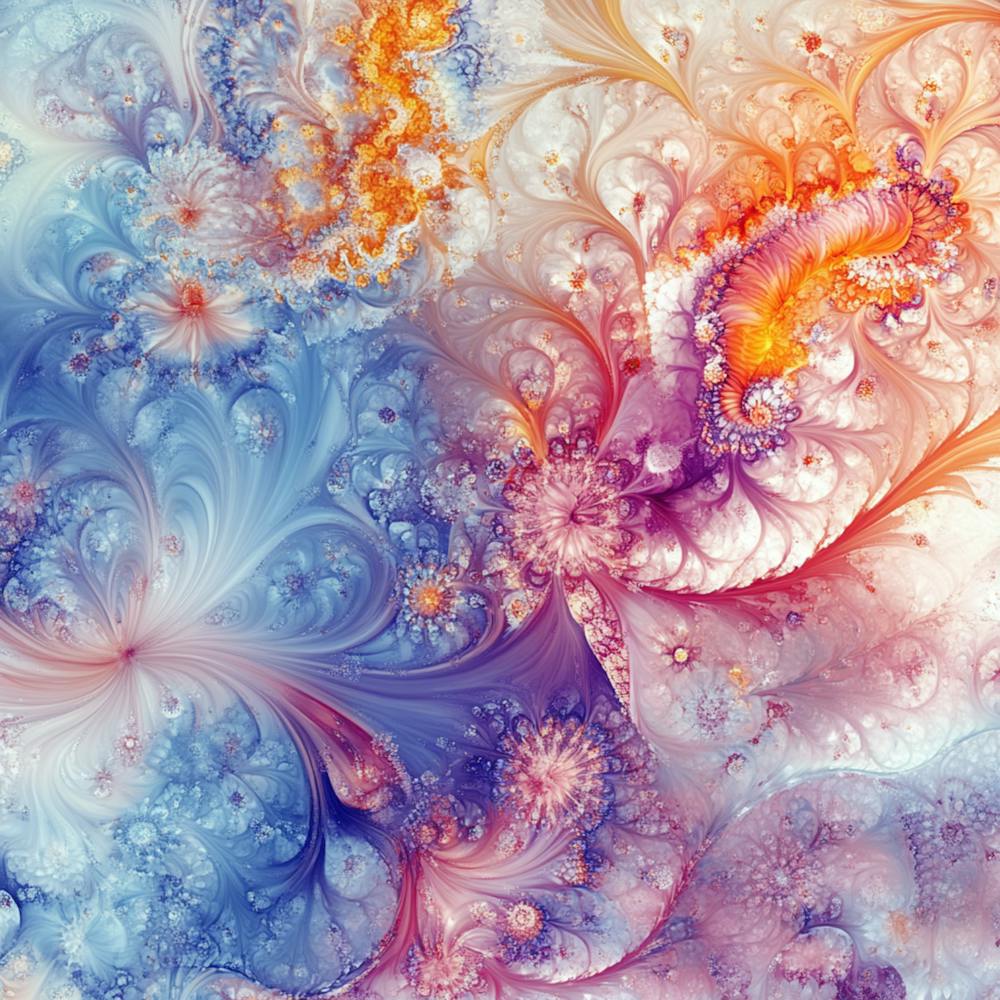 Abstract Watercolor Fractals 5