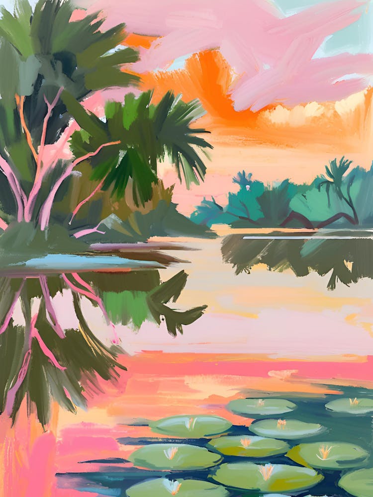 Sunset At The Lake 2