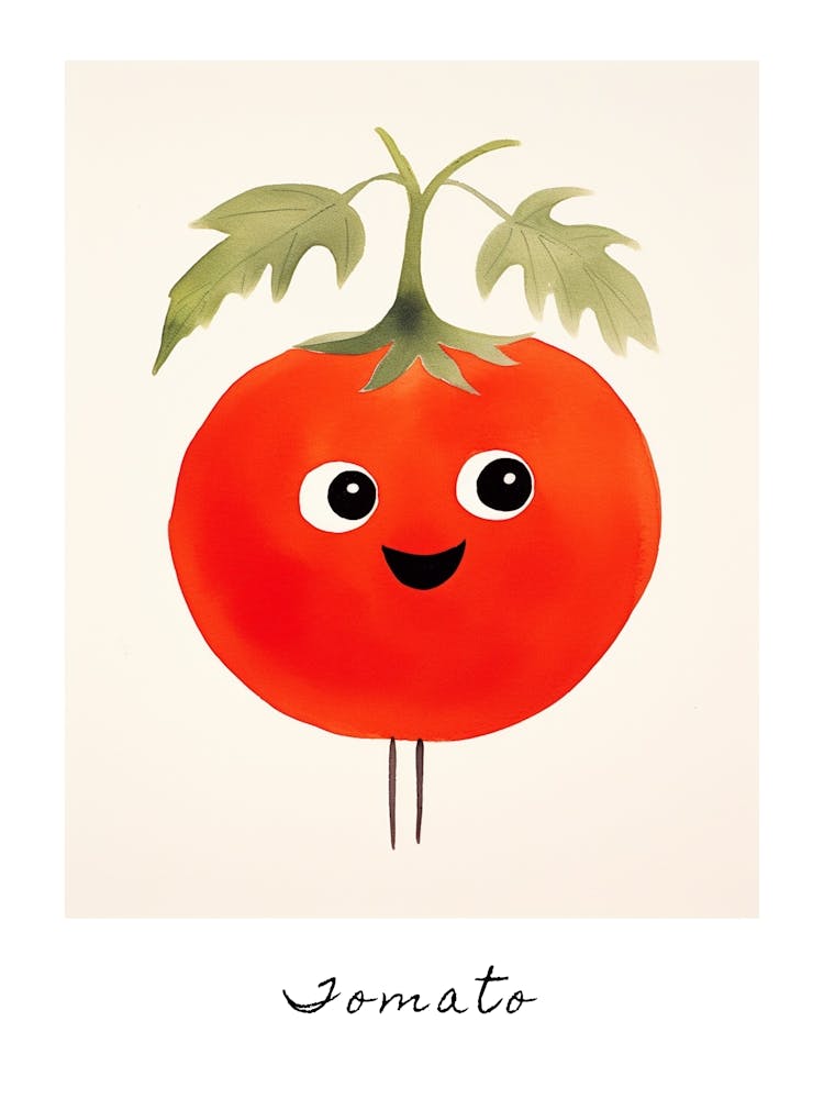 Friendly Kids Tomato 1 Poster