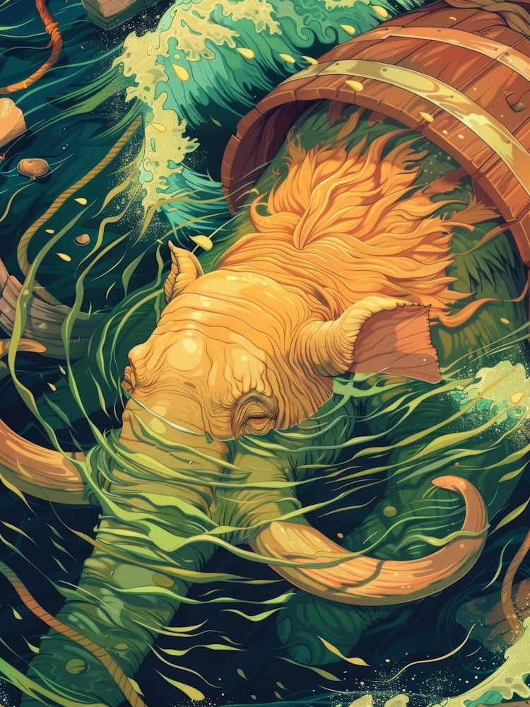 Elephant In The Water