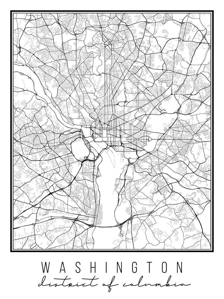 Washington Dc Street Map